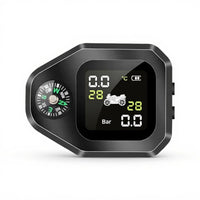 Motorcycle Tire Pressure Monitoring System, Cordless, LCD