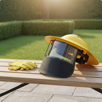 Mesh Face Guard Anti-Splash Grass Whacker Face Guard Easy to Wear for Yard Work