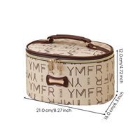 Waterproof makeup bag with hook
