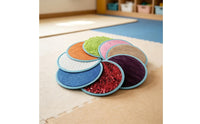 8 Pieces Engaging Sensory Mat Calming Tactile Mat Soft Textured Sensory Pads Gentle for Children, Toddlers, Playroom, Classroom, Therapeutic