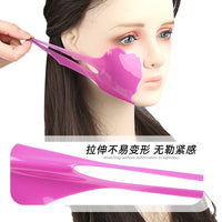 紫玫红法令纹贴挂耳贴提拉淡化细纹弹力软胶提拉防下垂法令纹贴  2pcs