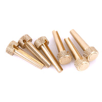 Brass Acoustic Guitar Bridge Pins for Enhanced Sustain and Tone