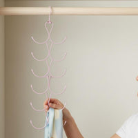Scarf Hanger Space Saving Tie Rack Heavy Duty for Wardrobe