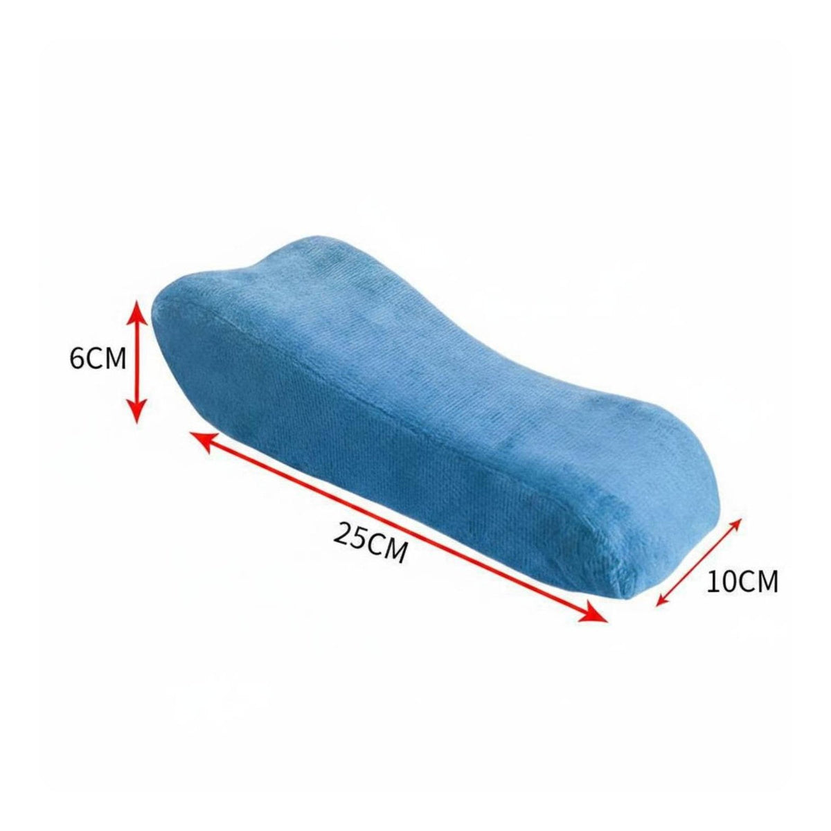 Memory Foam Armrest Pad Curved Arm Pillow Easy to Install