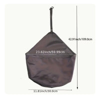 Nylon Horse Feed Bucket Bag Standard-Size Hanging Feed Bag with Strap Quick-Access Hanging Bucket Holder Convenient for Stable Owners, Riders, Horses, Trailer, Stalls, Paddocks