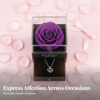 Preserved Blossom Jewelry Box Long Lasting Eternal Blossom Gift Box with Drawer