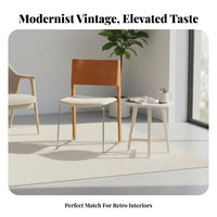 Upholstered Chair with a Curved Backrest Modernist Inspired Dining Room Furniture Modern design Minimalist Aesthetic for Kitchen