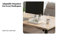 Stackable standard-size document Holder Space-Saving Desktop Storage Easy to Clean for Students