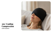 Low-Profile Gel Head Cover | Hot and low-temperature application, Shock-Absorbing Pressure Relief, Gel Cap, for Sports Recovery