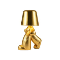 Figurine Lamp Chic Small Table Lamp Space-Saving for Bedroom