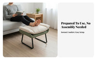 Upholstered Shoe-Changing Stool Nordic design Upholstered Ottoman Multi-Functional Comfortable Padding for Living Room, Office