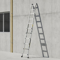 Foldable Step Ladder Anti-Slip Aluminum Ladder Sturdy Stepladder for Homeowners, Home Improvers, Home Maintenance, Workshop, Garage