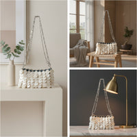 Shell Disc Handbag Novelty Shell Handbag Fashion for Holidays