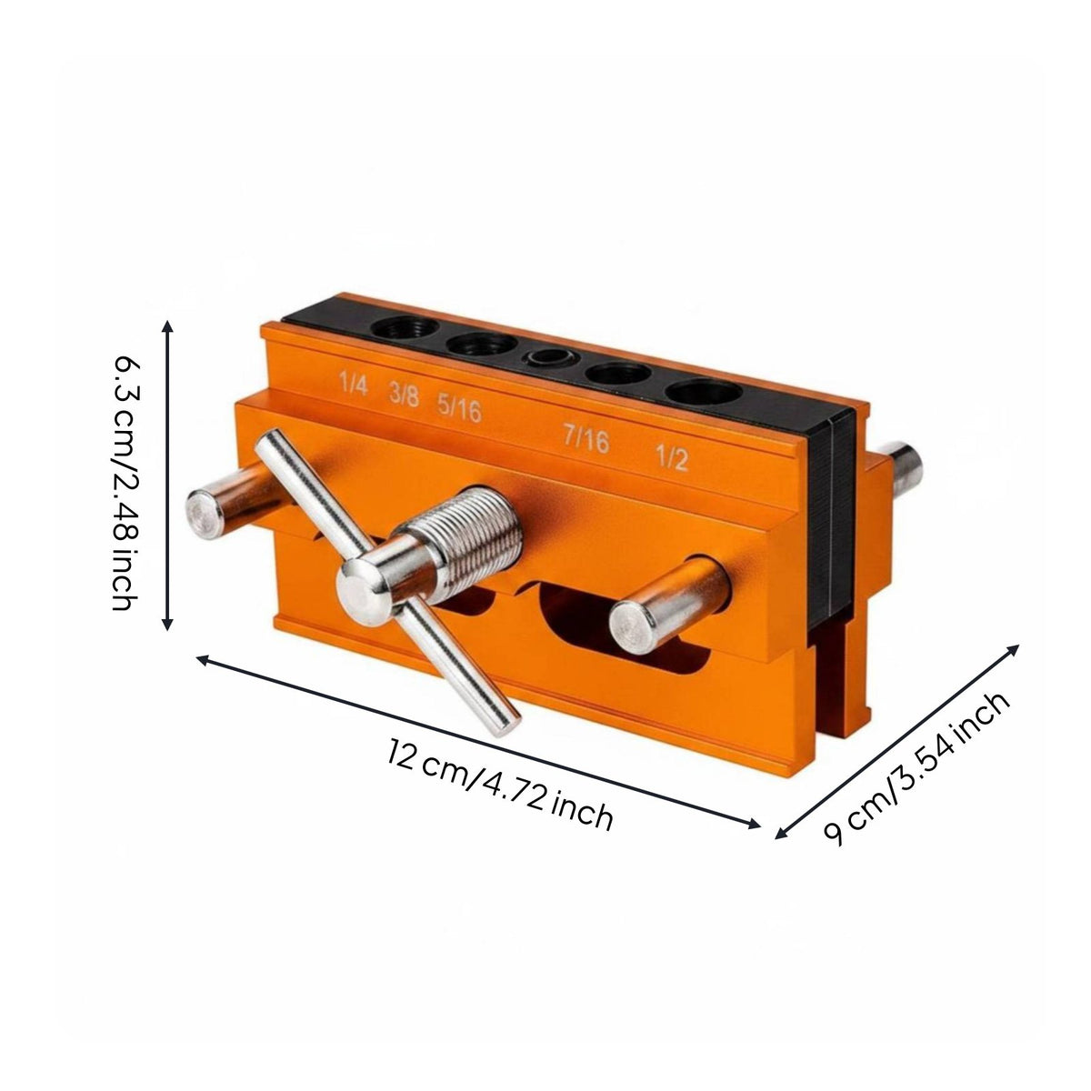 Wood Dowel Drilling Jig Central Positioning Dowel Jig Easy to Use