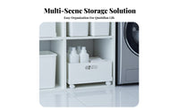 Rolling Bin with Lid Large Capacity Storage Container Installunobstructed for Students