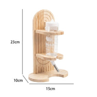 Hamster Water Bottle with Stand Stable Waterer Detachable for Cages, Hamsters