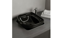 Ceramic Shampoo Bowl Easy to Clean Salon Shampoo Sink Sturdy and Stable Salon Apparatus for Hairdressers