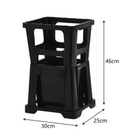 Flower Vessel Black Flower Arranging Vessel Plastic