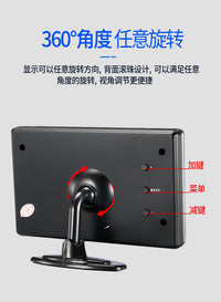 汽车折叠伸缩屏高清小车专用倒车影像货车显示器车载迷你小电视机 12V小车套餐：4.3寸屏+高清后视+6米线+点烟器供电