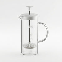 Glass Milk Frother Simple Design Latte Art Pitcher Heat Resistant