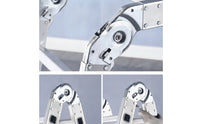 Aluminum Step Ladder Foldable Folding Step Ladder Multi-Angle for Home Hobbyists, Homeowners, Home Maintenance, Garage, Workshop