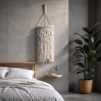 Woven Hanging Lampshade Tassel Design Woven Chandelier Shade Easy to Install