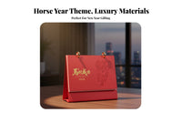 Creative Desk Calendar 2026, PU Leather, Chinese New Year, Business Use