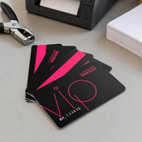 Custom PVC Plastic Membership VIP Loyalty Cards - Frosted, Waterproof (Box of 100)