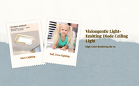 LED ceiling light, remote dimming