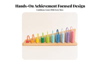 Educational Math Board Hands-on Learning Educational Math Toy Slanted Addition Subtraction Board for Young Learners