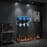 10 Inch Water Filter Housing Protects Appliances Whole House Pre-Filter