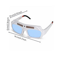 Fast Reaction Auto-Darkening Metalworking Glasses Anti-Glare Auto Darkening Metalworking Glasses Heat Resistant for Welders