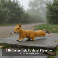 Squirrel Statue Long-Lasting Polyresin Resin Squirrel Figurine Weather Resistant