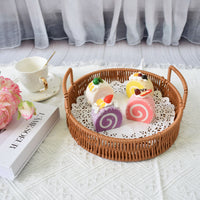 Handmade Rattan-Style Basket for Fruits and Snacks