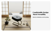 Ergonomic Meditation Stool Portable Adjustable Meditation Stool Japanese Design Mindfulness Seat Lightweight Seiza Chair