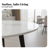 5 Pieces Square Pedestal Table with 4 Chairs Space-Saving Household Furniture Easy to Clean Stable Construction for Living Room