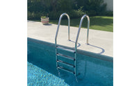 5-Step Pool Ladder Stainless Steel Pool Ladder with Handrails Resistant for Homeowners, Swimming Pools
