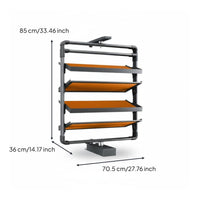 Rotating Shoe Rack Height Adjustable 360 Degree Shoe Organizer Space-Saving Closet Furniture for Homeowners, Adults, Entryway, Dressing Room, Bedroom