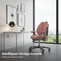 Adjustable Posture Chair secureable casters Splitsupport Study Chair With Footrest