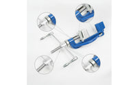 Cable Tie Tool with Crank Handle Blue Cable Tie Pliers Organized for Mechanics, Marine Applications