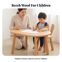 Fungi Theme kidney beanShaped Play Table Multi-Functional children's Furniture Rounded Corners young child Activity Desk Safety Design for Preschoolers, young children, Kindergarten, storytime Corner, Daycare, Classroom