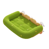 Cat Window Bed with Suction Cups Wooden Cat Window Hammock Comfortable for Cats