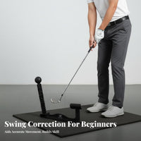 Improves Muscle Memory Golf Swing Training Aid Instant Feedback Golf Swing Corrector Portable Design for Amateur Golfers, Beginners, Indoor