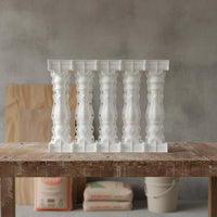 Reusable Plastic Roman Column Mold Easy Assembly Roman Column Concrete Mold Lightweight Plastic Cement Fence Mould Versatile for Builders