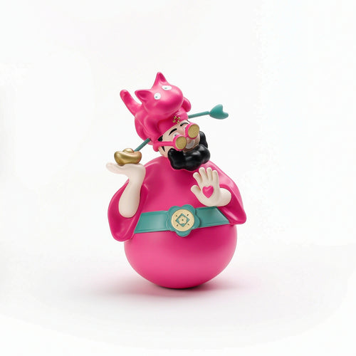 Bobblehead with Spring Base Cheerful Desk Decoration Funny for Entryway, Drivers