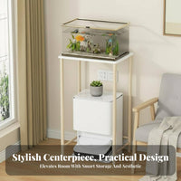 Multi-Tier aquatic aquarium Rack Floor-Standing Storage Furniture Easy Assembly