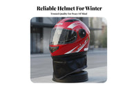 Full Face 3C Certified Winter Riding Helmet Warm Thermal Lining Head Protection for Men, Women, Cold Weather, Daily Commute, Bicycling