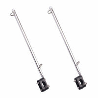 Handheld Fixed Stainless Steel Flagpole with Flag Option Outdoor Flagpole Base for Marine and Yacht Hardware