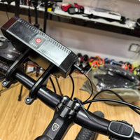 High Brightness LED Cycle Light with Alert Power Display Cycle Headlight Long Battery Life for Cyclists