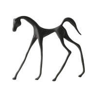 Horse Sculpture with Hollow-out Design Minimalist Horse Figurine Geometric
